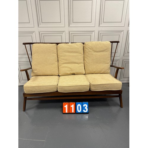 1103 - Midcentury ercol style sofa