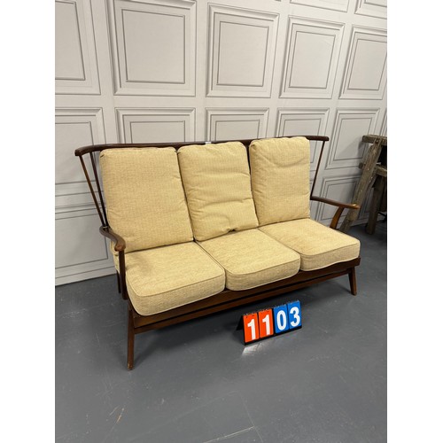 1103 - Midcentury ercol style sofa