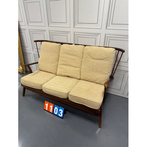 1103 - Midcentury ercol style sofa