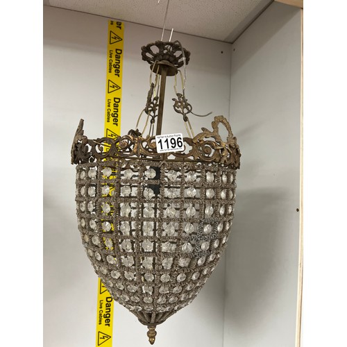 1196 - Vintage french chandelier