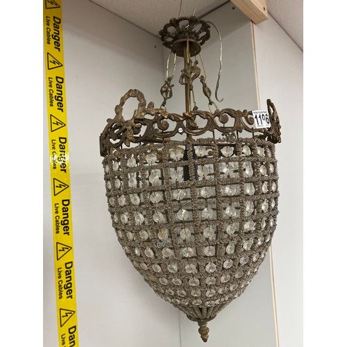 1196 - Vintage french chandelier