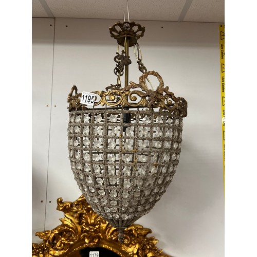 1195 - Vintage french chandelier