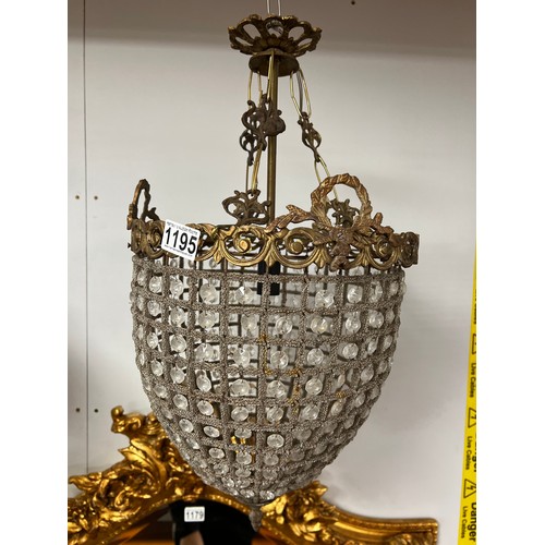 1195 - Vintage french chandelier