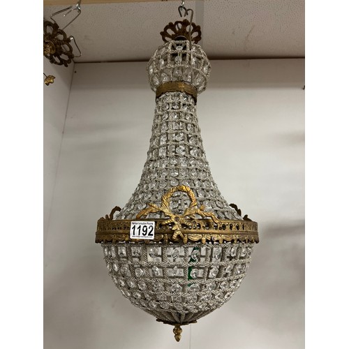 1192 - Vintage french chandelier