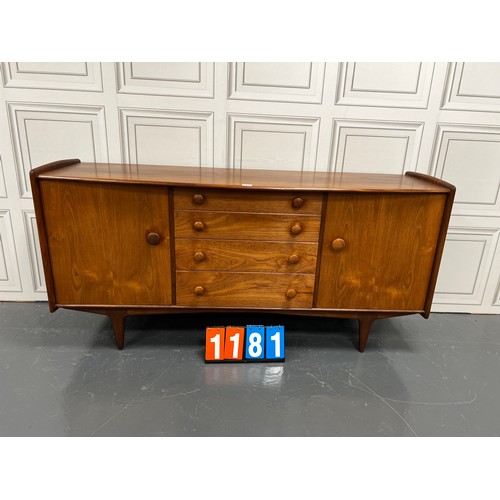 1181 - A.Younger mid century teak sideboard clean