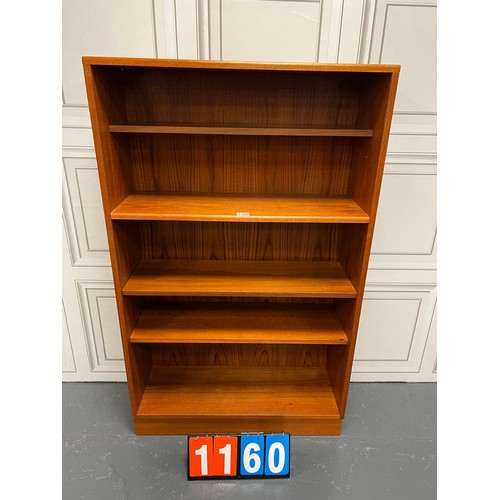 1160 - Mid century teak bookcase