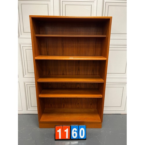 1160 - Mid century teak bookcase