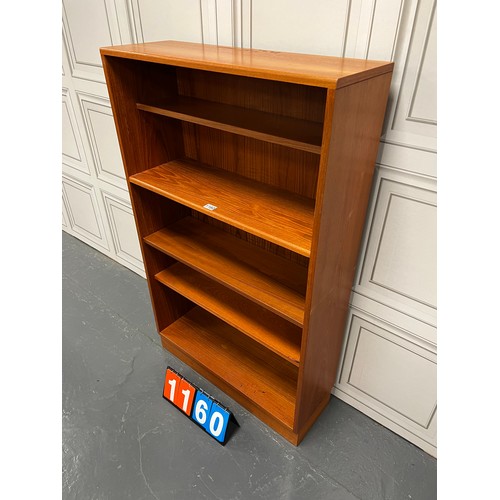 1160 - Mid century teak bookcase