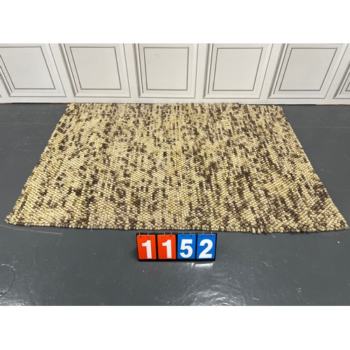 1152 - Vintage shaggy rug