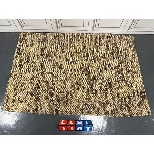 1151 - Vintage shaggy rug