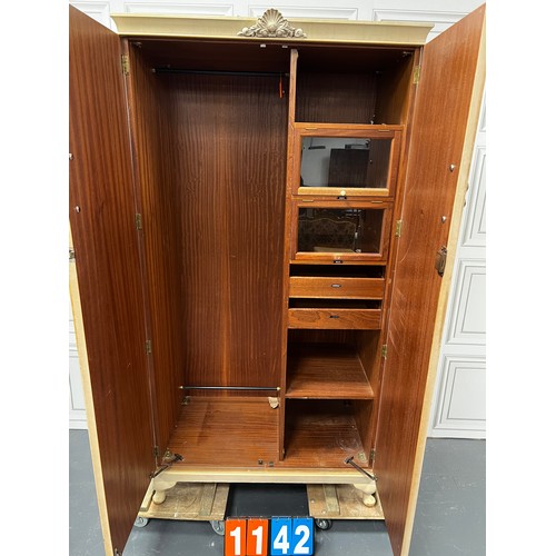 1142 - Vintage compactum wardrobe