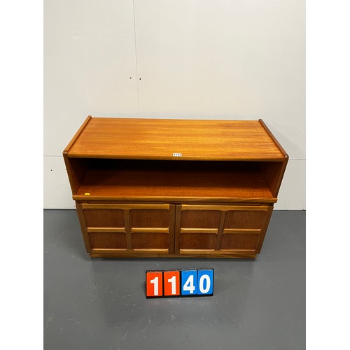 1140 - Nathan squares mid century teak sideboard