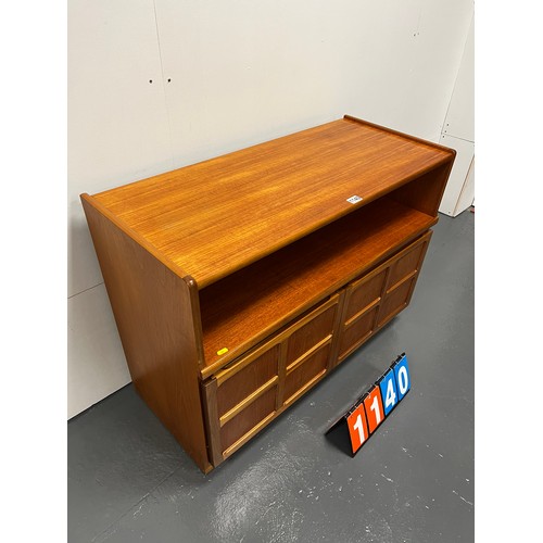 1140 - Nathan squares mid century teak sideboard