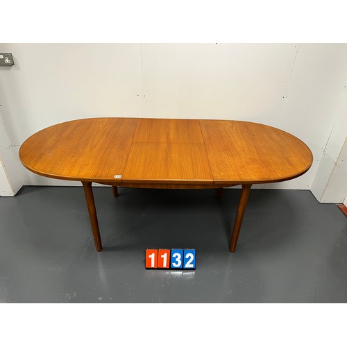 1132 - Mcintosh mid century extending dining table