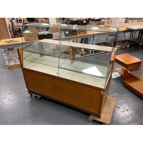 1158G - Mid century shop display cabinet A/F