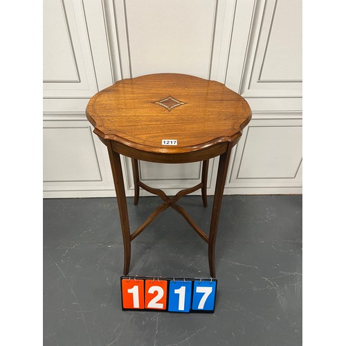 1217 - Edwardian inlaid centre table