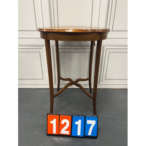 1217 - Edwardian inlaid centre table