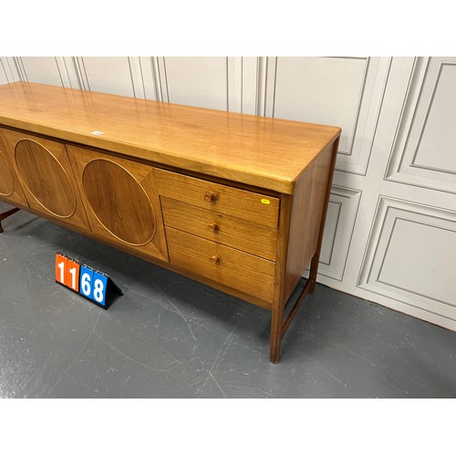 1168 - Nathan circulas teak mid century sideboard