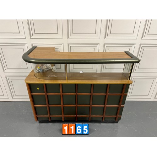 1165 - Retro teak mid century bar