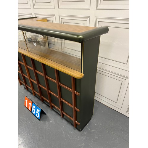 1165 - Retro teak mid century bar