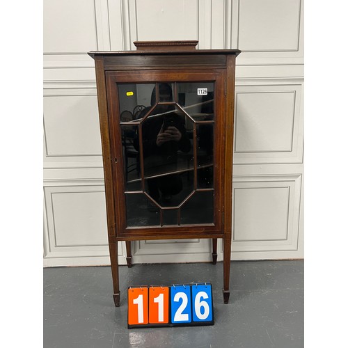 1126 - Edwardian inlaid cabinet