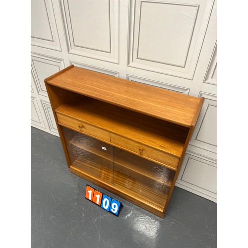 1109 - Nathan teak mid century bookcase