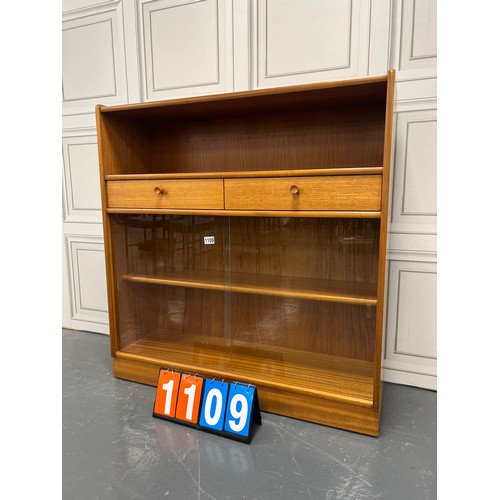 1109 - Nathan teak mid century bookcase