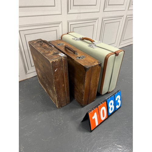 1083 - 3 Vintage cases