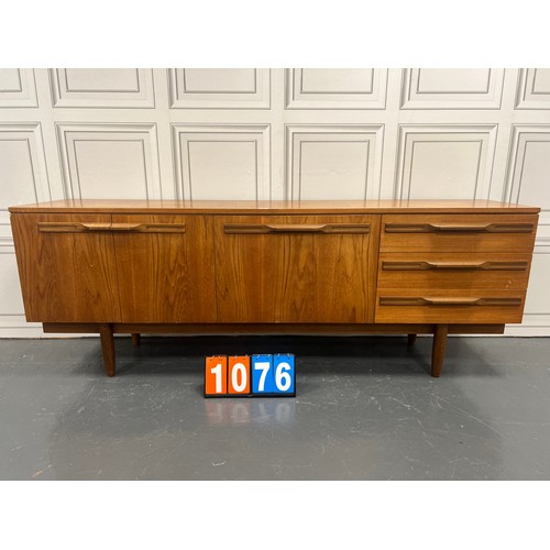 1076 - Mid century teak sideboard mark to top see picture