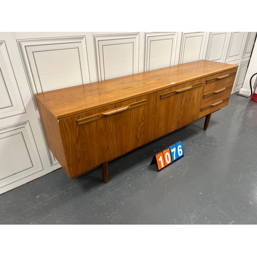 1076 - Mid century teak sideboard mark to top see picture