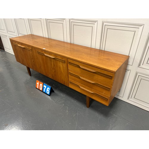 1076 - Mid century teak sideboard mark to top see picture