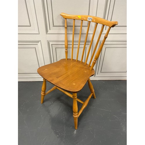 1075 - Set of 4 ercol blonde kitchen chairs