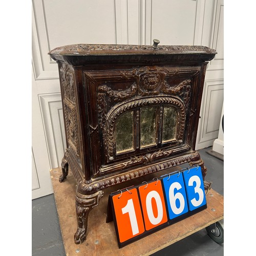 1063 - Victorian french wood burner