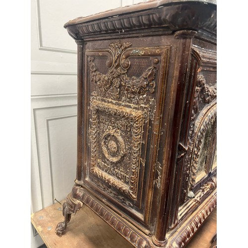 1063 - Victorian french wood burner