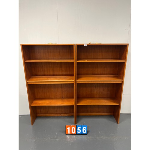 1056 - Pair g-plan bookcases