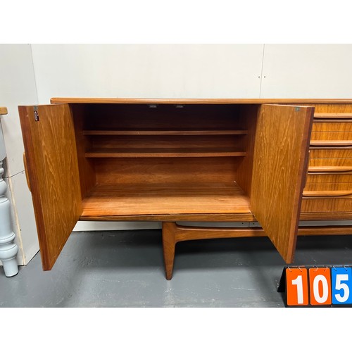 1054 - G-plan fresco long john sideboard