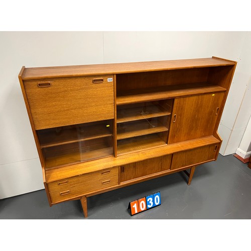 1030 - Mid century teak highboard in danish design