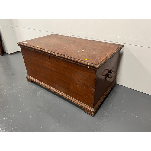 1029 - Victorian pine blanket box