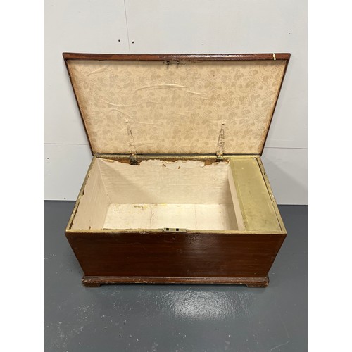 1029 - Victorian pine blanket box