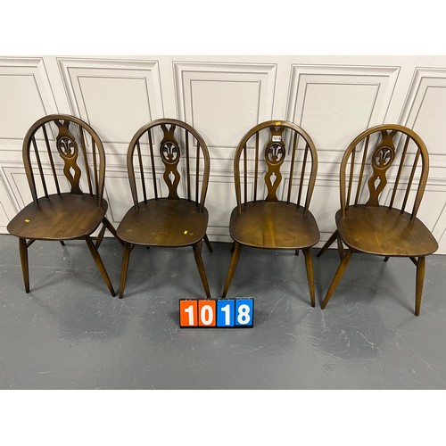 1018 - Set of 4 ercol chairs