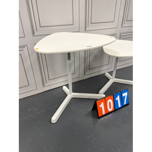 1017 - Pair of designer retro side tables