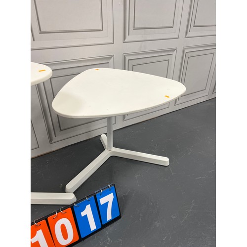 1017 - Pair of designer retro side tables