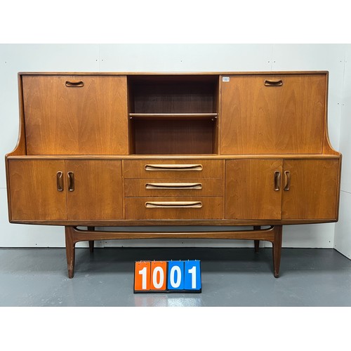 1001 - G-plan fresco teak highboard