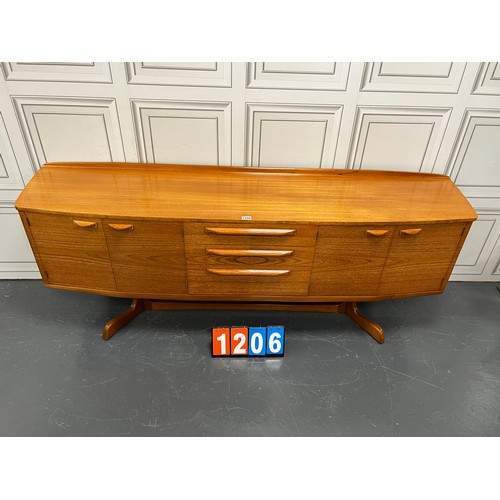 1206 - Beithcraft mid century teak sideboad