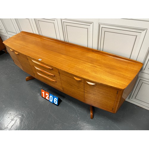 1206 - Beithcraft mid century teak sideboad