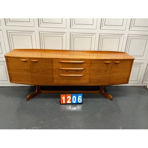 1206 - Beithcraft mid century teak sideboad