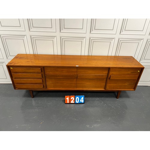 1204 - Mid century teak larger size sideboard sleek design danish?