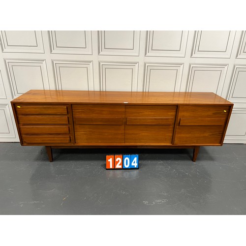 1204 - Mid century teak larger size sideboard sleek design danish?