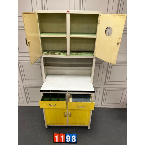 1198 - Vintage mid century kitchen larder