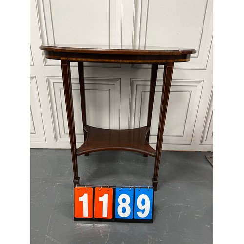 1189 - Edwardian inlaid side table